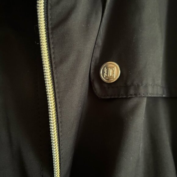 Ivanka Trump Black Trench Coat Windbreaker XL - Picture 8 of 16